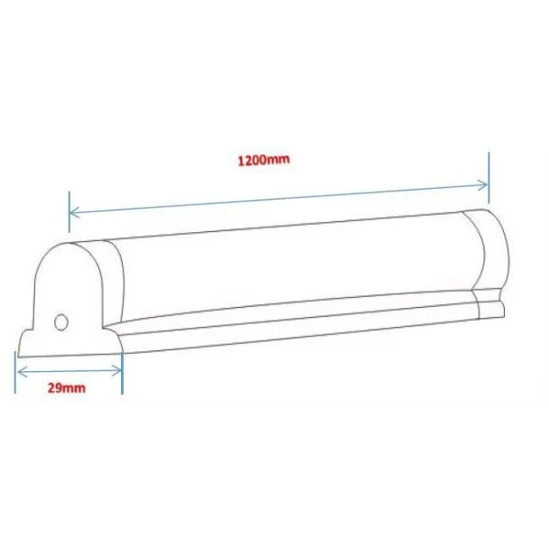 WYPRZEDAŻ INQ IT030WW FLUO 18 BELKA LED IP44 120cm 3000K