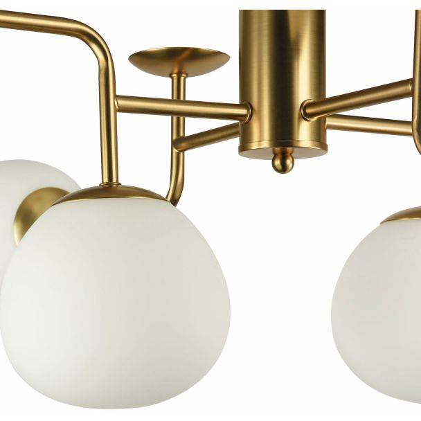 MAYTONI MOD221-PL-08-G Modern Erich Chandelier Brass