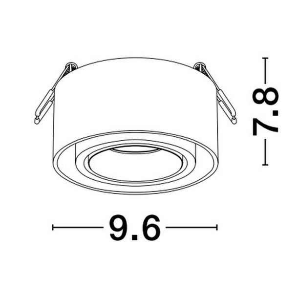 LUCES EXCLUSIVAS LE61615 ACAMIEL oczko natynkowe