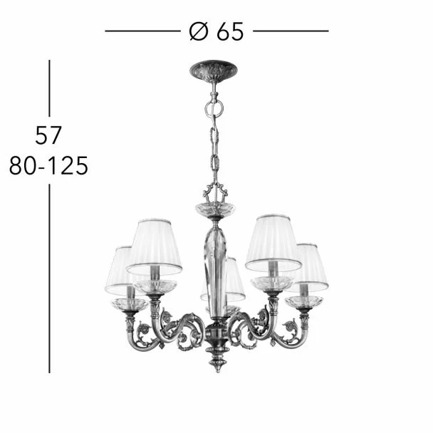 KOLARZ 0299.85.3 CONTARINI żyrandol złoto 24K
