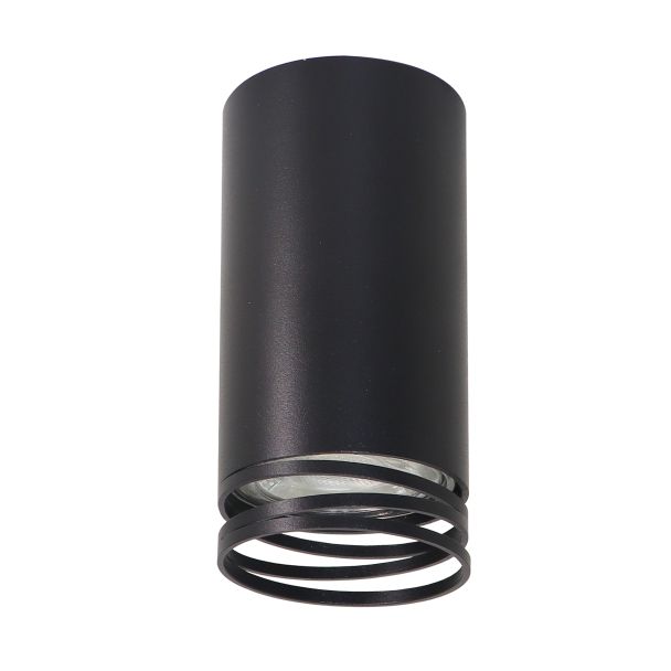 CANDELLUX 2228150 TUBA LAMPA SUFITOWA CZARNY 1X15W GU10 ŚR. 5,5 CM