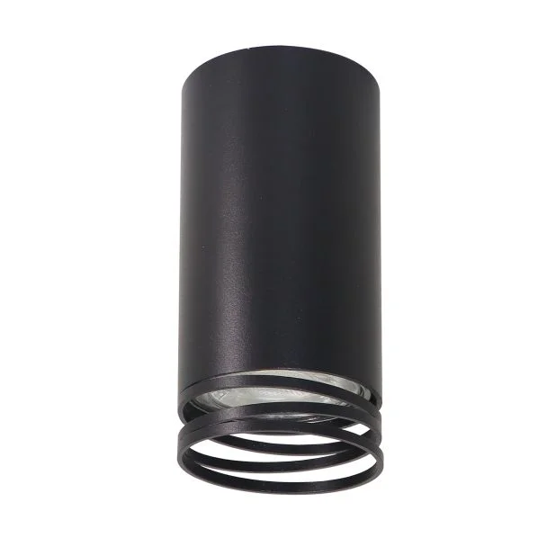 CANDELLUX 2228150 TUBA LAMPA SUFITOWA CZARNY 1X15W GU10 ŚR. 5,5 CM