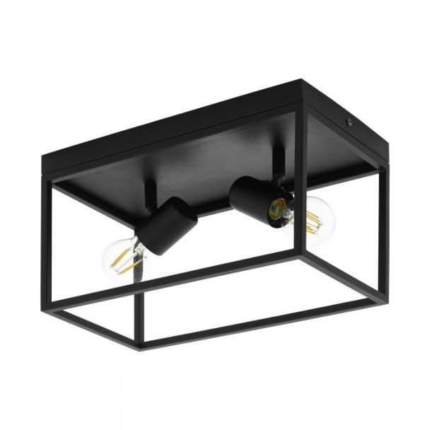 EGLO 98332 LAMPA SILENTINA OPRAWA SUFITOWA DL/2 E27 SCHWARZ SILENTINA