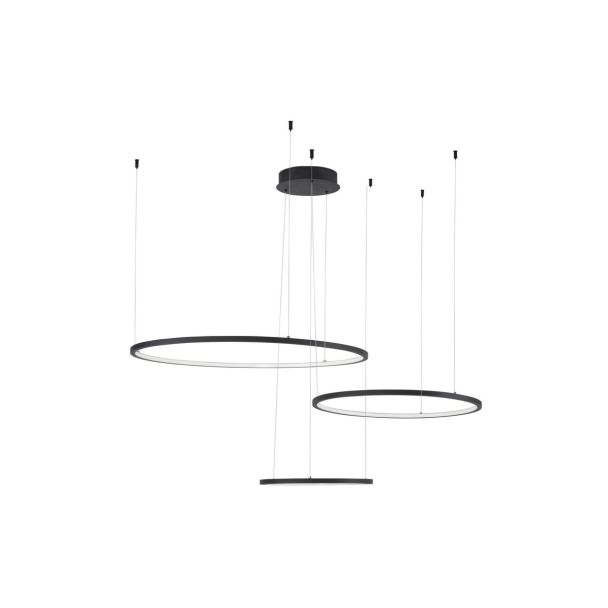 Luces Exclusivas ABAJO LE43296 LAMPA WISZĄCA LED czarny
