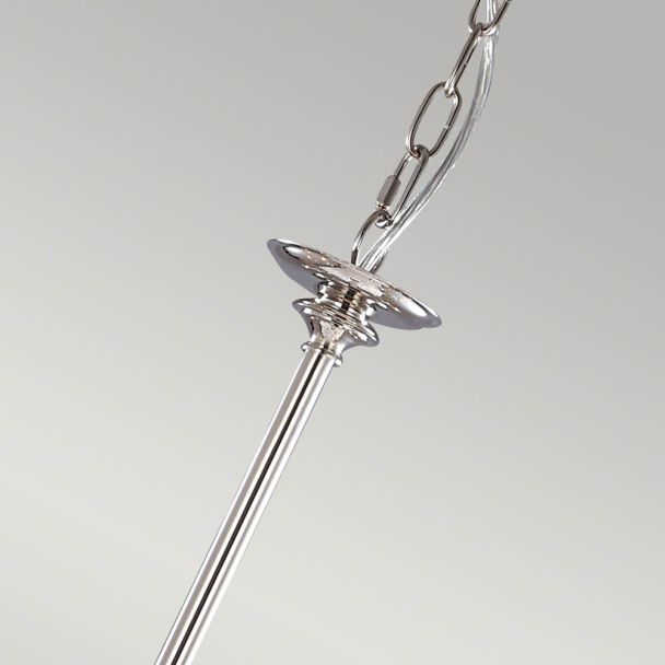 ELSTEAD FINSBURY PARK FP9 POL NICKEL 9Lt Chandelier/Semi-Flush