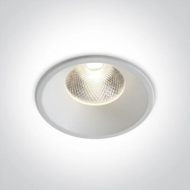 ONE LIGHT 10112TD/W/C Kalivia biały wpust z wymienną głowicą LED 4000K 12W dark light