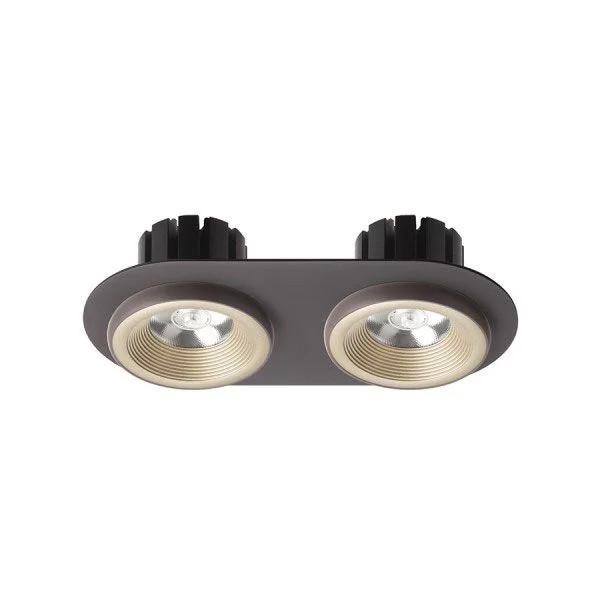 RENDL R13241 SHARM R II wpuszczana perłowo-złota/brązowa 230V LED 2x10W 24° 3000K