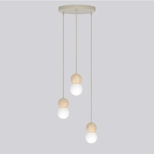 EMIBIG 1673/3 LOOP 3 MOKKA LAMPA WISZĄCA