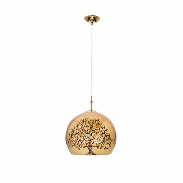 KOLARZ 0392.31M.3.AL.MU LUNA lampa wisząca złoto 24K