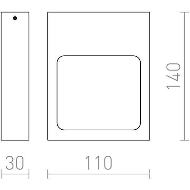 RENDL R12587 LEA ścienna biała 230V LED 6W 3000K