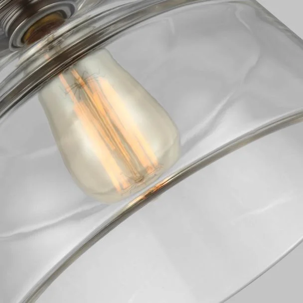 ELSTEAD Baskin FE-BASKIN-P-A-PN 1 Light Pendant - Polished Nickel