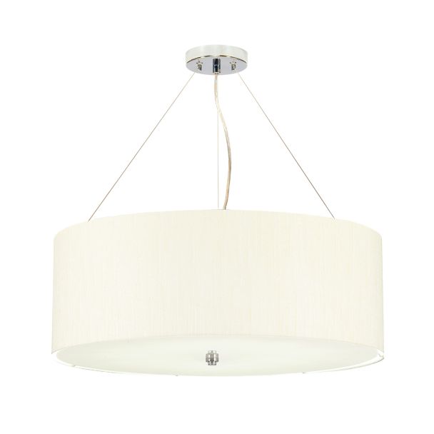 ELSTEAD DL-PEARCE22-5LT-IV-PC Lampa wisząca 56 cm Pearce - 5 źródeł światła - Polerowany chrom