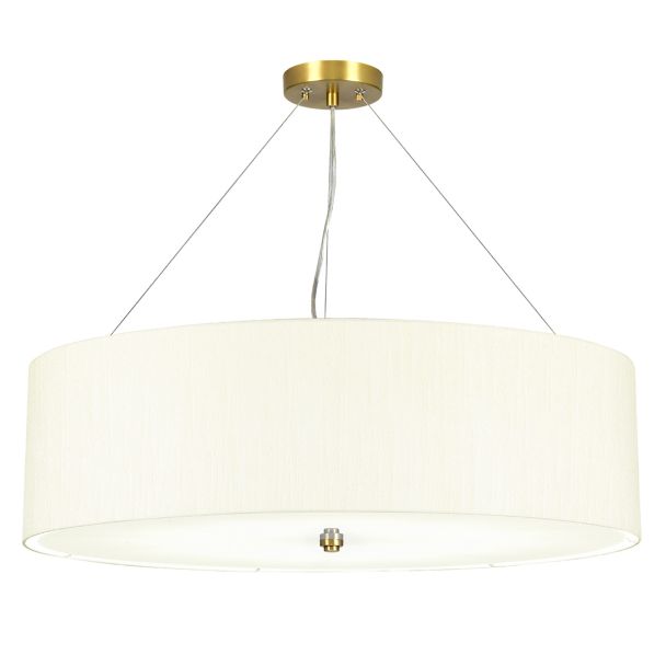 ELSTEAD DL-PEARCE30-7LT-IV-AB Lampa wisząca 76 cm Pearce - 7 źródeł światła - Postarzany mosiądz