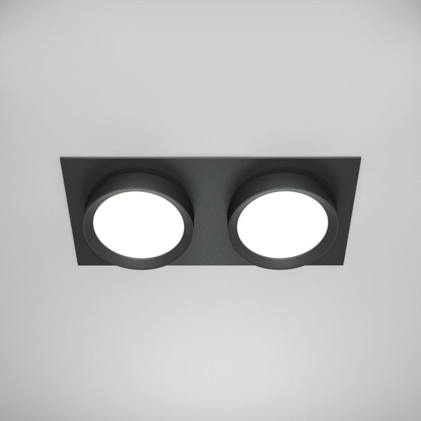 MAYTONI DL086-02-GX53-SQ-B Hoop Downlight czarny