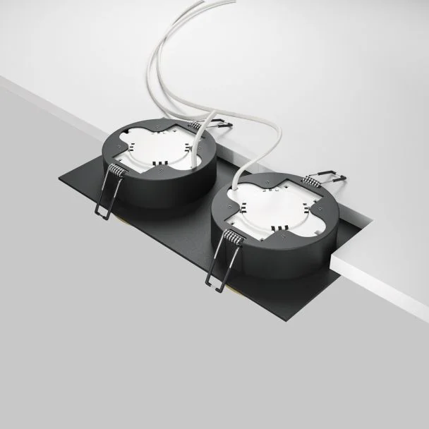 MAYTONI DL086-02-GX53-SQ-BG Hoop Downlight czarny ,złoty