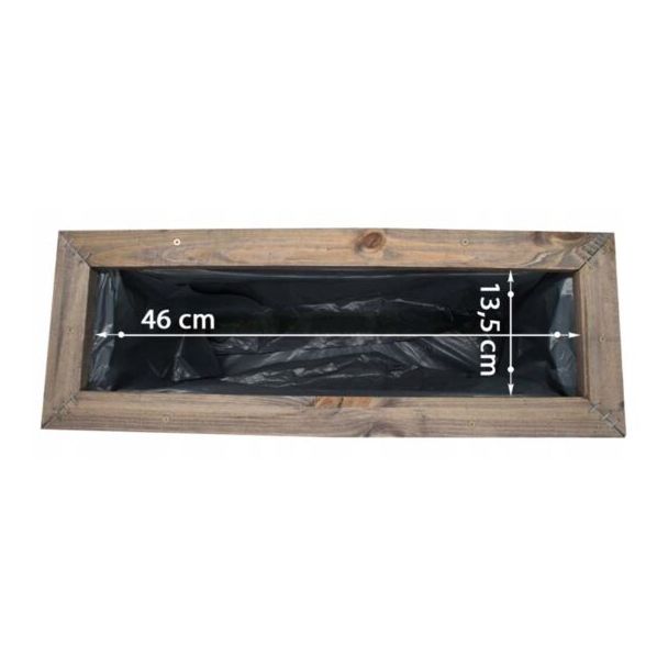 Donica ogrodowa kwietnik drewniany prostokątny 52cm [DP18]