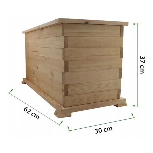 Donica ogrodowa kwietnik drewniany prostokątny 62cm [DP23]