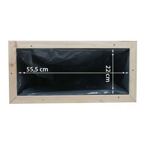 Donica ogrodowa kwietnik drewniany prostokątny 62cm [DP23]