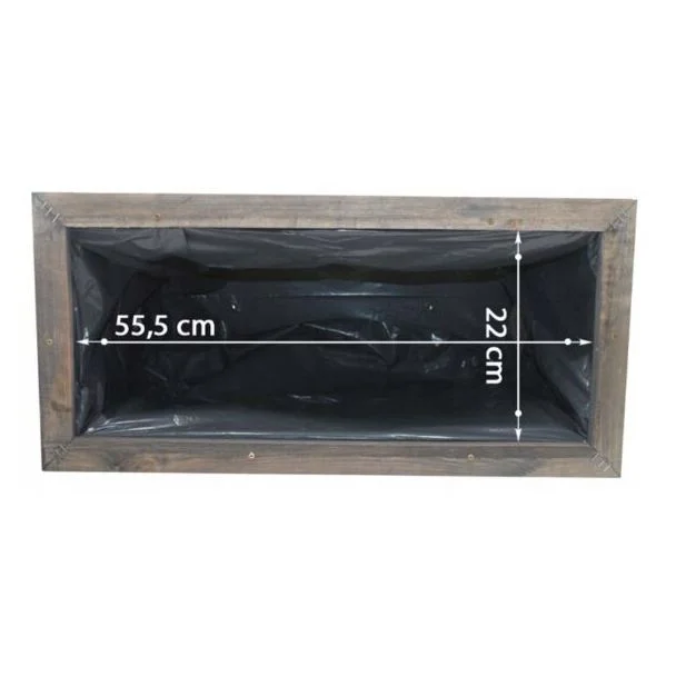 Donica ogrodowa kwietnik drewniany prostokątny 62cm [DP29]