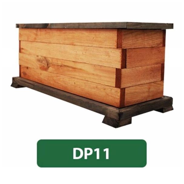 Donica ogrodowa kwietnik drewniany prostokątny 52cm [DP11]
