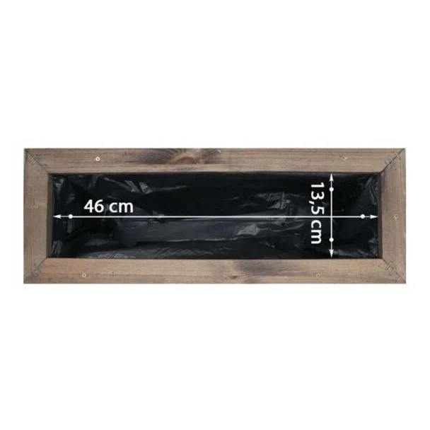 Donica ogrodowa kwietnik drewniany prostokątny 52cm [DP12]