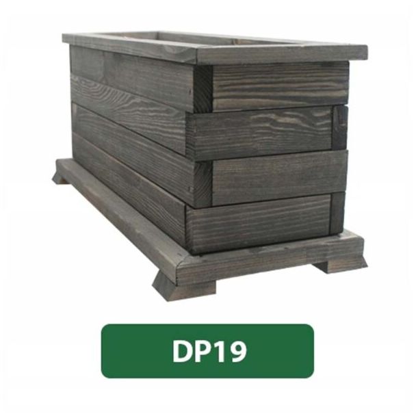 Donica ogrodowa kwietnik drewniany prostokątny 52cm [DP19]