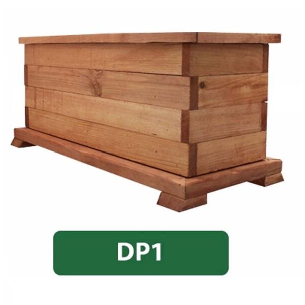 Donica ogrodowa kwietnik drewniany prostokątny 52cm [DP1]