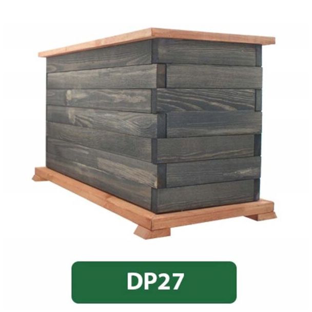 Donica ogrodowa kwietnik drewniany prostokątny 62cm [DP27]