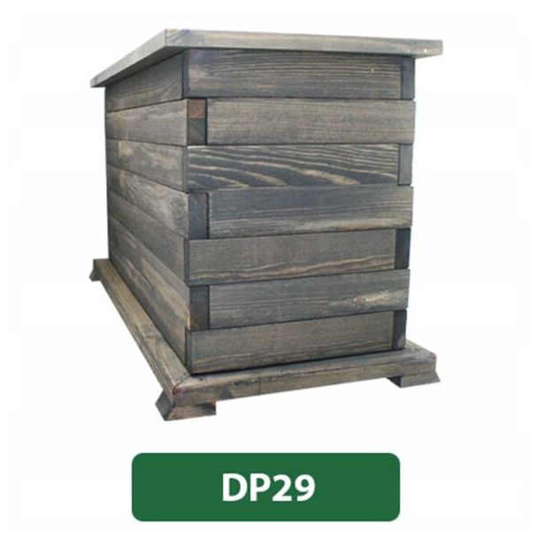 Donica ogrodowa kwietnik drewniany prostokątny 62cm [DP29]