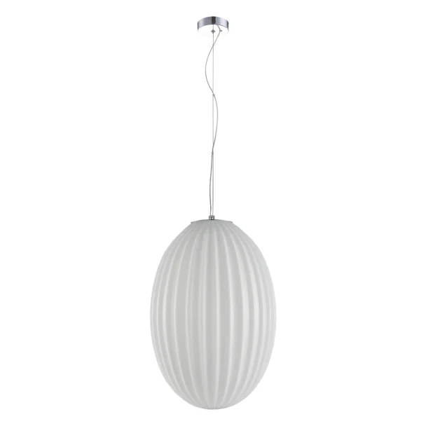 MILAGRO ML0350 Lampa wisząca BRAGA WHITE 1xE27
