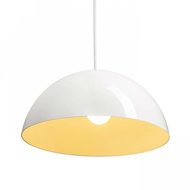 RENDL R11707 MONROE 40 wisząca błyszcząca /biała 230V E27 42W