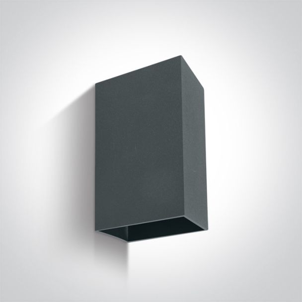 ONE LIGHT 67398A/AN/W Pellene 2 kinkiet antracyt LED 3000K 2x3W IP54