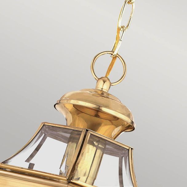 ELSTEAD Newbury QZ-NEWBURY8-M-PB 1 Light Medium Chain Lantern