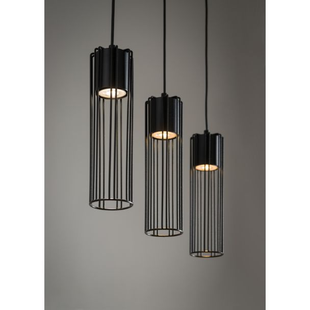 SIGMA 33453 FOBIA 3 lampa wisząca prosty czarny