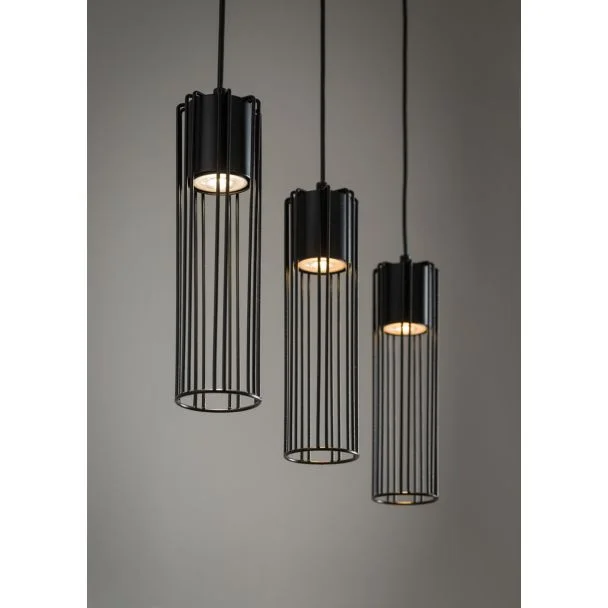 SIGMA 33453 FOBIA 3 lampa wisząca prosty czarny
