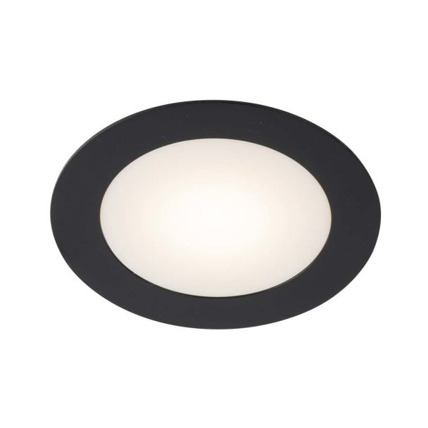 ANTIGO Lampa wpuszczana Tottori Il - Czarna (125 mm) IP44 3000K 8058