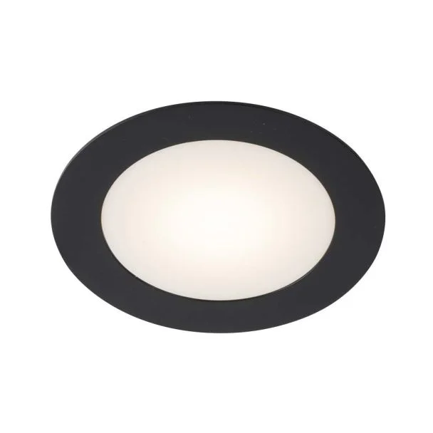 ANTIGO Lampa wpuszczana Tottori Il - Czarna (125 mm) IP44 3000K 8058