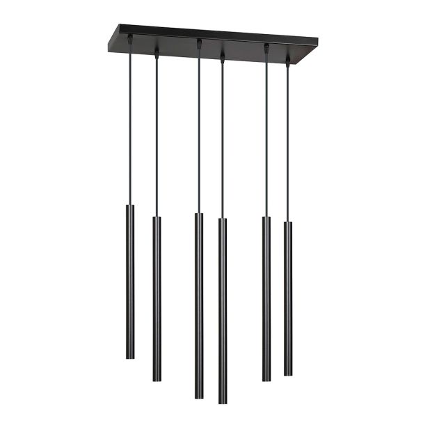EMIBIG 552/6 LAMPA WISZĄCA SELTER 6 BLACK