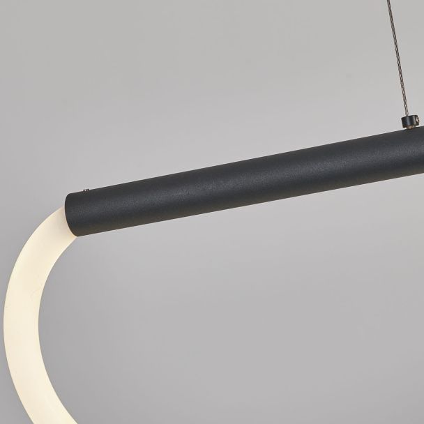 LIGHT PRESTIGE Lampa wisząca Meleca S 1xLED LP-2345/1P S BK
