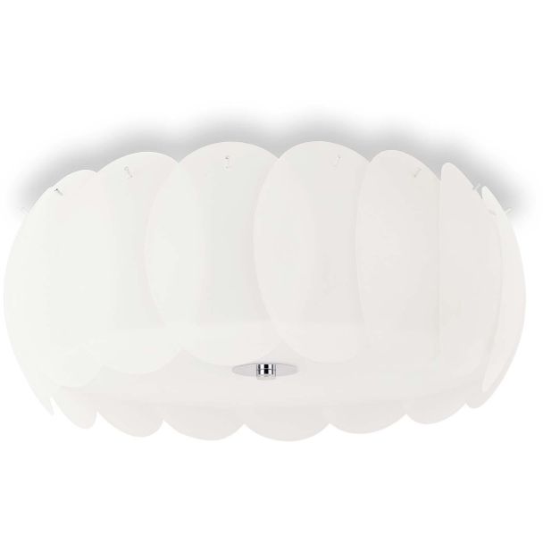 IDEAL LUX OVALINO PL8 BIANCO 094014
