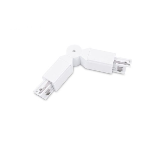 AZZARDO AZ4285 TRACK 3LINE ADJUSTABLE CONNECTOR WH TECHNICAL TRACK WHITE łącznik 3-fazowy