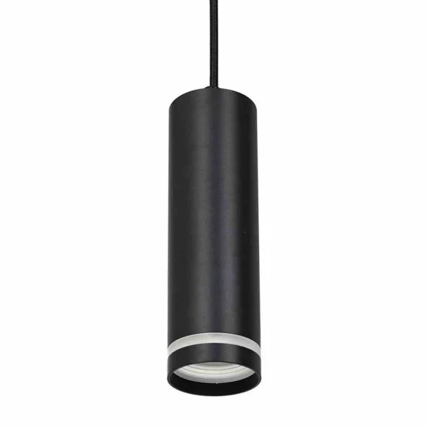 MILAGRO ML7673 PIPE RING TRACK PENDANT LIGHT BLACK 1XGU10 oprawa 1-fazowy