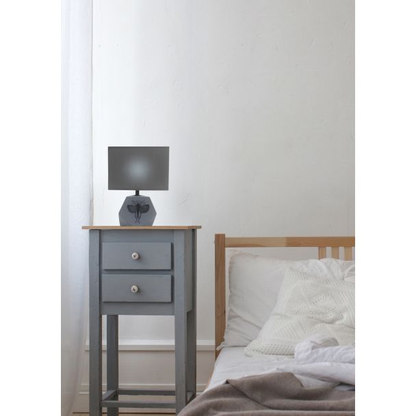CANDELLUX 41-79923 ANIMI LAMPA GABINETOWA 1X40W E14 CIEMNY SZARY