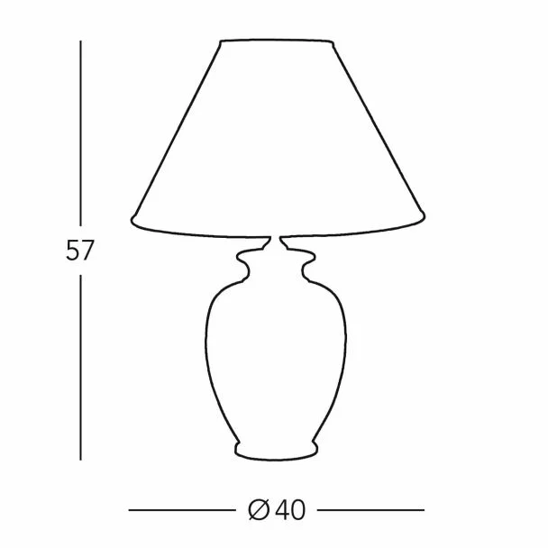 KOLARZ 0014.74.6 GIARDINO AVORIO lampa stołowa