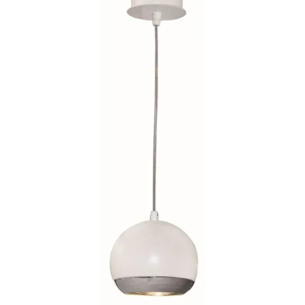 HOLDBOX HB14016 BALLABIO PENDANT GU10/ES111 WHITE & CH.