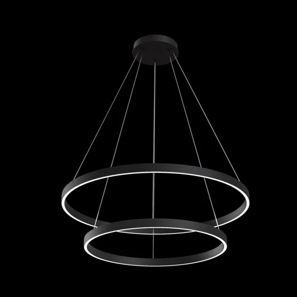 MAYTONI MOD058PL-L74B4K Technical Rim Pendant Lamp Black