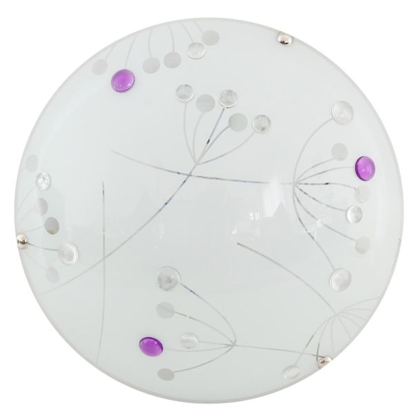 CANDELLUX 13-39590 FLORAL PLAFON 30 1X10W LED 6500K FIOLET