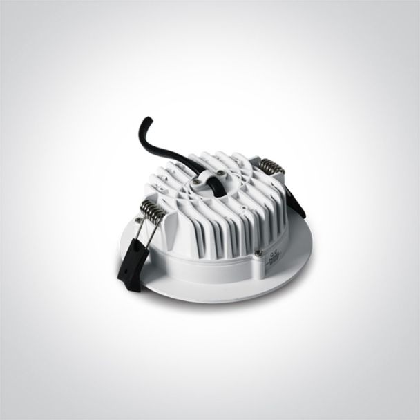 ONE LIGHT 10118B/W/W Pomos 3 biały downlight LED IP54 3000K 18W