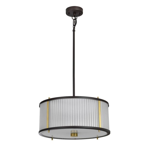 ELSTEAD Corona DL-CORONA-3P-BAB 3 Light Pendant - Museum Bronze