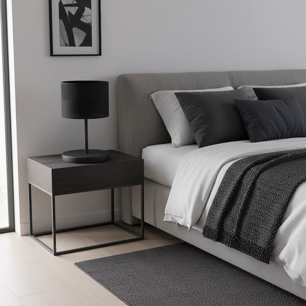 EMIBIG 1651/LN1 KARBON LN1 BLACK LAMPKA BIURKOWA